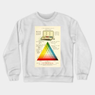 Gorgeous early 20th c. color instruction image Crewneck Sweatshirt